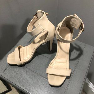 Nude, Strappy 3" Heels